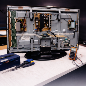 Chip level servicing and motherboard repair for LED and Smart TV.